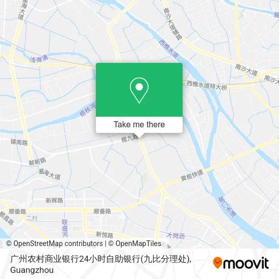 广州农村商业银行24小时自助银行(九比分理处) map