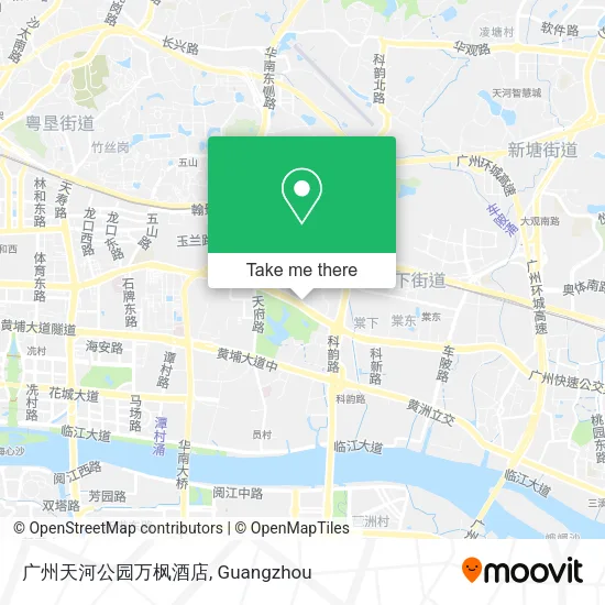广州天河公园万枫酒店 map