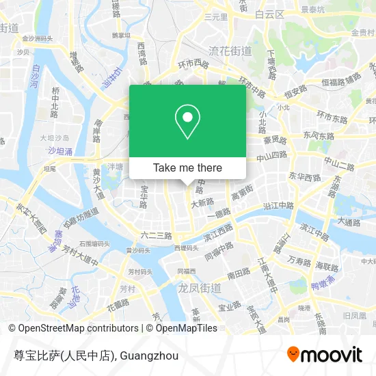 尊宝比萨(人民中店) map