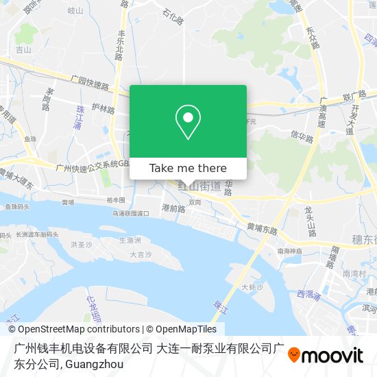 广州钱丰机电设备有限公司 大连一耐泵业有限公司广东分公司 map