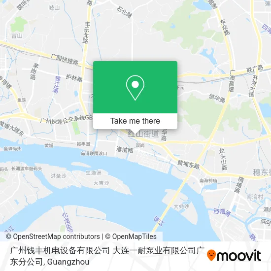 广州钱丰机电设备有限公司 大连一耐泵业有限公司广东分公司 map