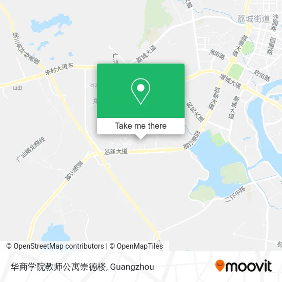 华商学院教师公寓崇德楼 map