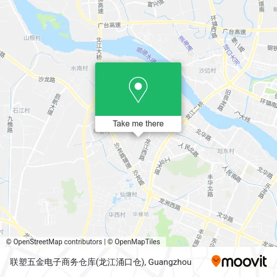 联塑五金电子商务仓库(龙江涌口仓) map