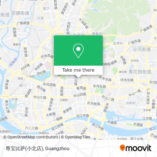 尊宝比萨(小北店) map