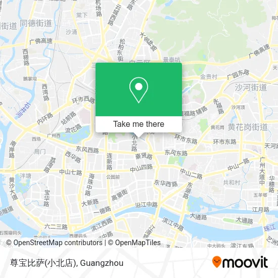 尊宝比萨(小北店) map