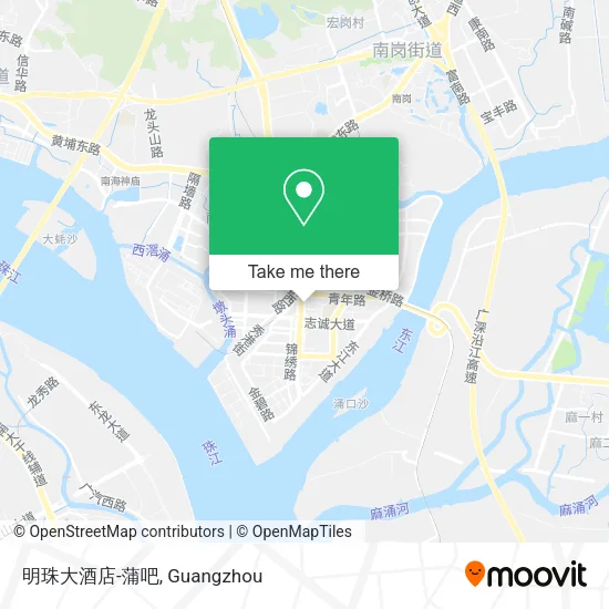 明珠大酒店-蒲吧 map