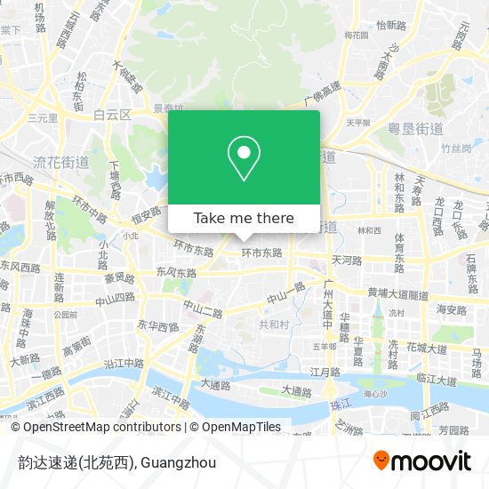 韵达速递(北苑西) map