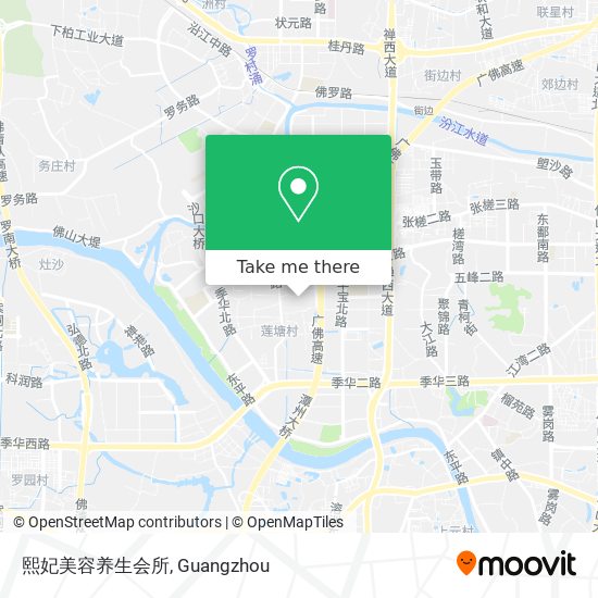 熙妃美容养生会所 map