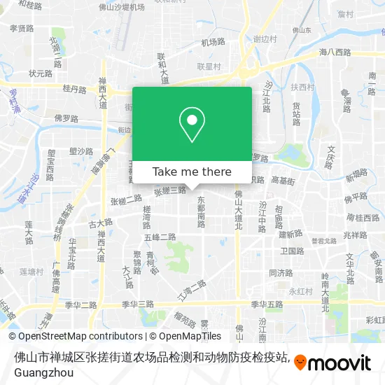 佛山市禅城区张搓街道农场品检测和动物防疫检疫站 map