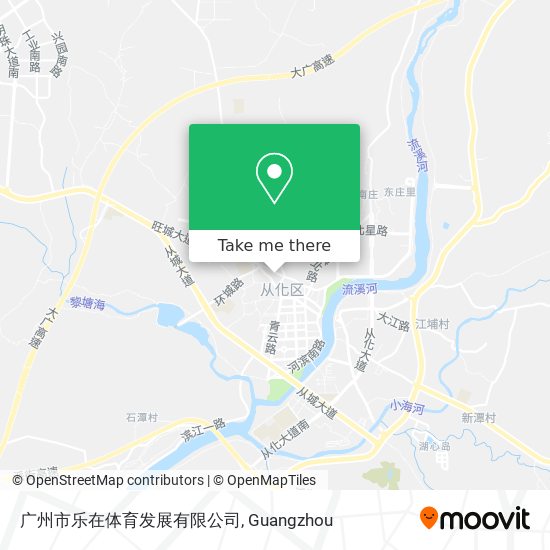 广州市乐在体育发展有限公司 map