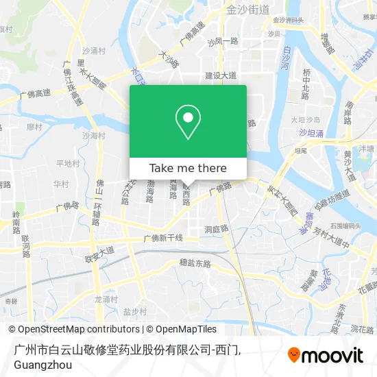 广州市白云山敬修堂药业股份有限公司-西门 map