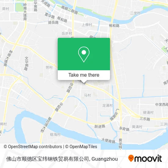 佛山市顺德区宝纬钢铁贸易有限公司 map