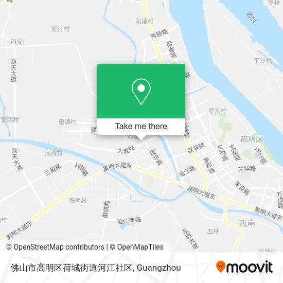 佛山市高明区荷城街道河江社区 map