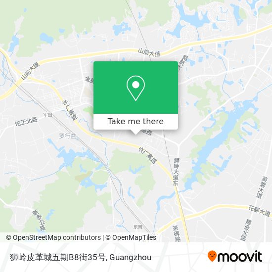 狮岭皮革城五期B8街35号 map