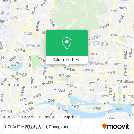 UCLA(广州友谊商店店) map