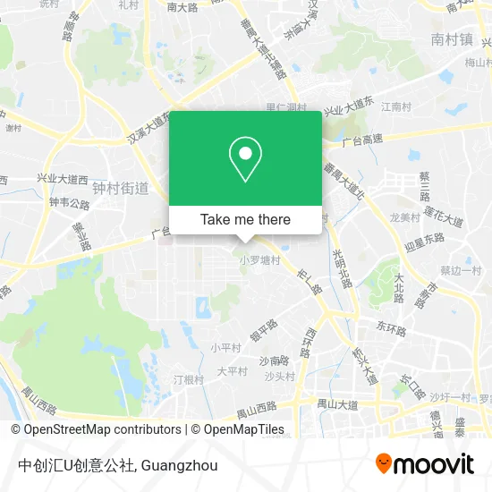 中创汇U创意公社 map