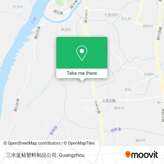 三水蓝鲸塑料制品公司 map