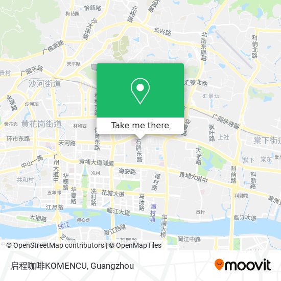 启程咖啡KOMENCU map