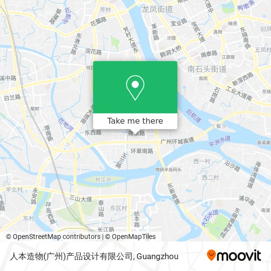 人本造物(广州)产品设计有限公司 map