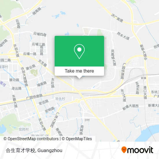 合生育才学校 map