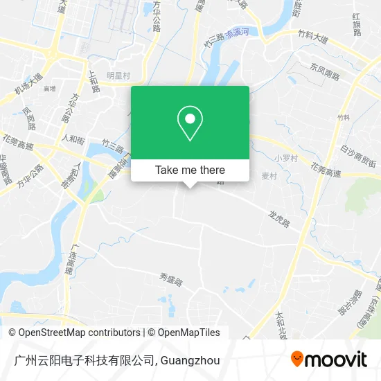 广州云阳电子科技有限公司 map