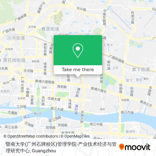暨南大学(广州石牌校区)管理学院-产业技术经济与管理研究中心 map