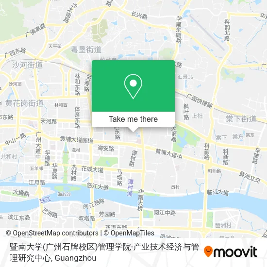 暨南大学(广州石牌校区)管理学院-产业技术经济与管理研究中心 map