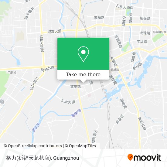 格力(祈福天龙苑店) map