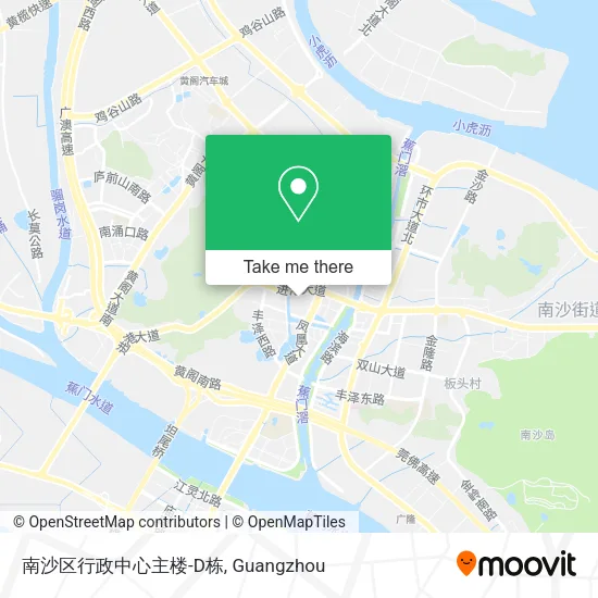 南沙区行政中心主楼-D栋 map