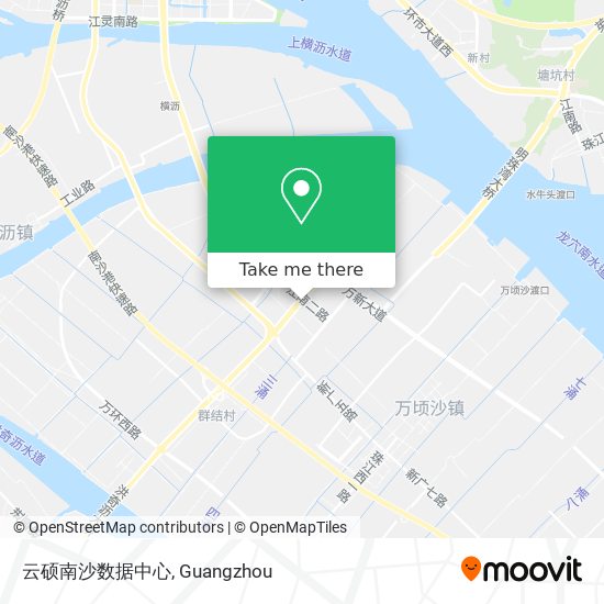 云硕南沙数据中心 map