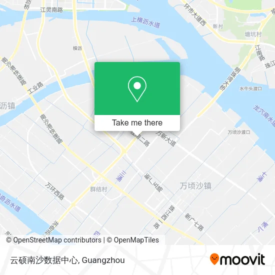 云硕南沙数据中心 map