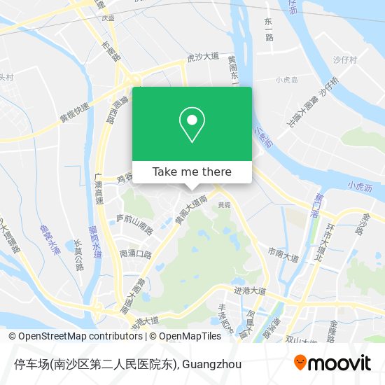 停车场(南沙区第二人民医院东) map