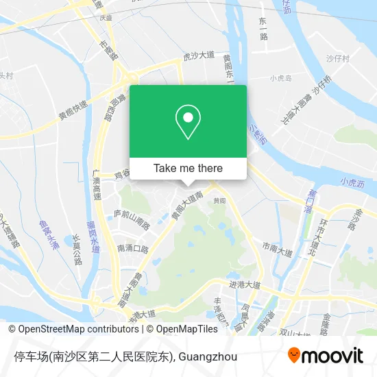 停车场(南沙区第二人民医院东) map