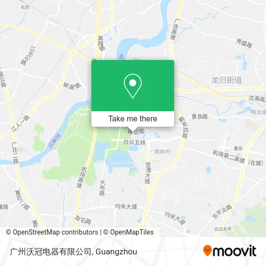 广州沃冠电器有限公司 map