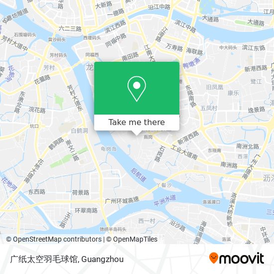 广纸太空羽毛球馆 map