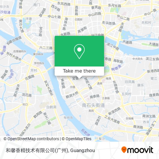 和馨香精技术有限公司(广州) map