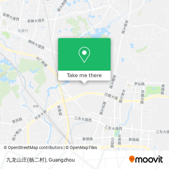 九龙山庄(杨二村) map