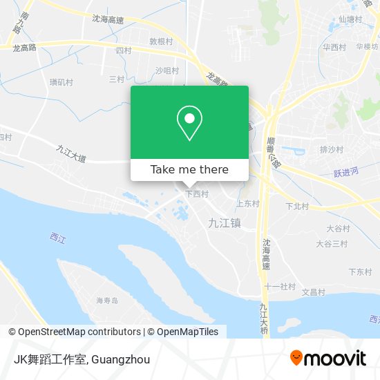 JK舞蹈工作室 map