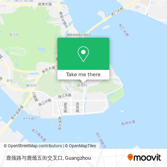 鹿颈路与鹿颈五街交叉口 map