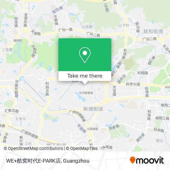 WE+酷窝时代E-PARK店 map