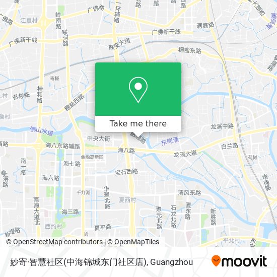 妙寄·智慧社区(中海锦城东门社区店) map