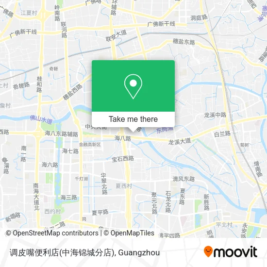 调皮嘴便利店(中海锦城分店) map