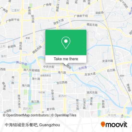 中海锦城音乐餐吧 map