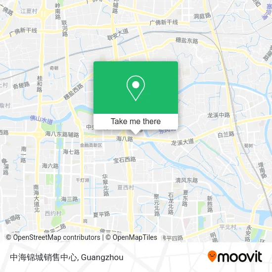 中海锦城销售中心 map