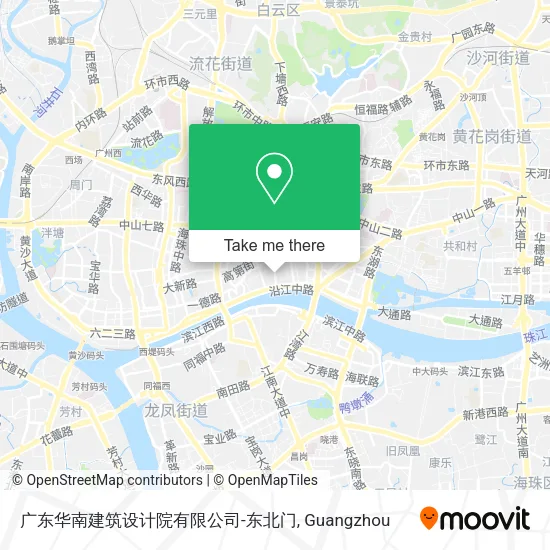 广东华南建筑设计院有限公司-东北门 map