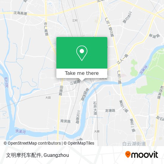 文明摩托车配件 map