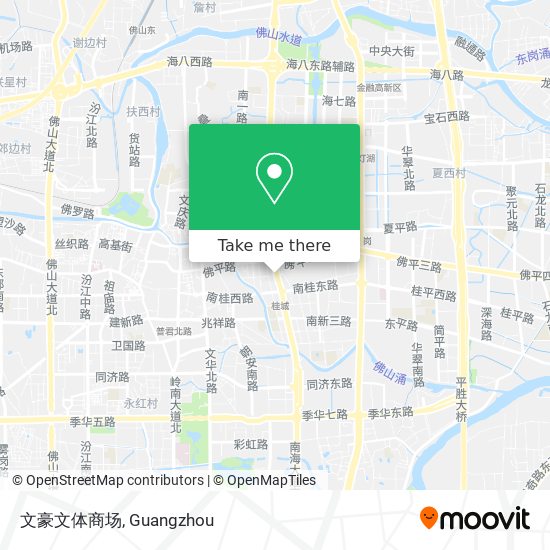 文豪文体商场 map