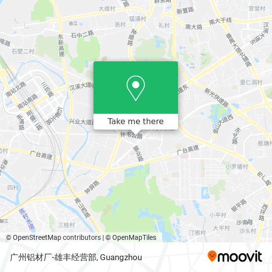 广州铝材厂-雄丰经营部 map
