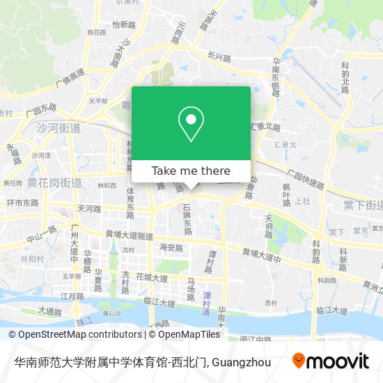 华南师范大学附属中学体育馆-西北门 map