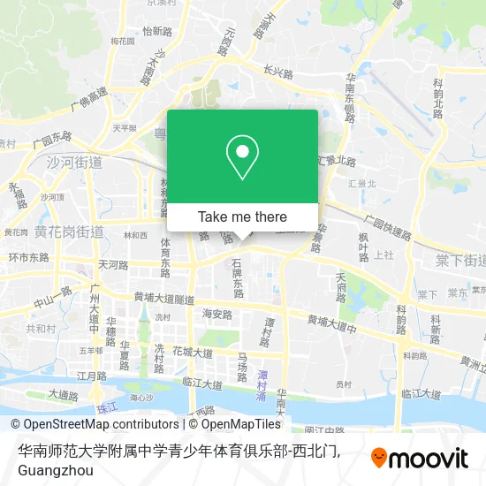 华南师范大学附属中学青少年体育俱乐部-西北门 map
